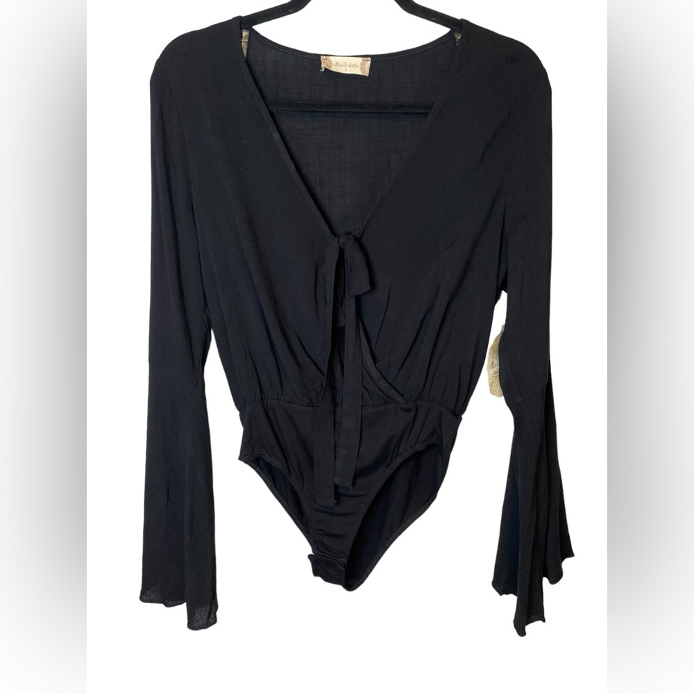 Altar’d State | NWT small black body suit‎ with bell sleeves